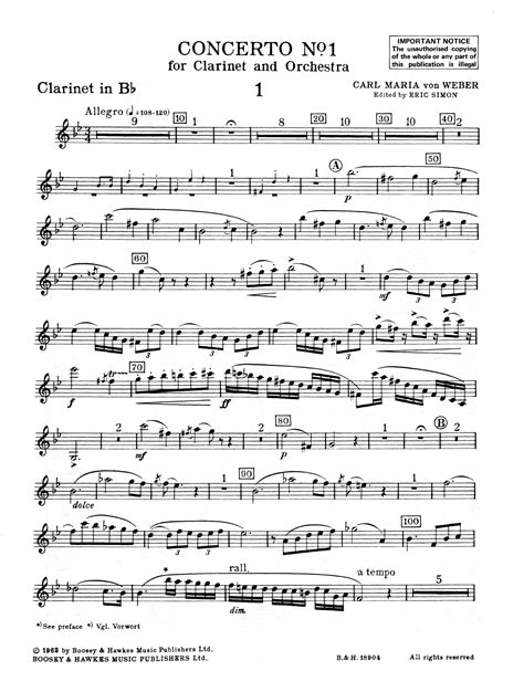 Carl Maria Von Weber - Concerto No. 1 In F Minor, WeV N. 11